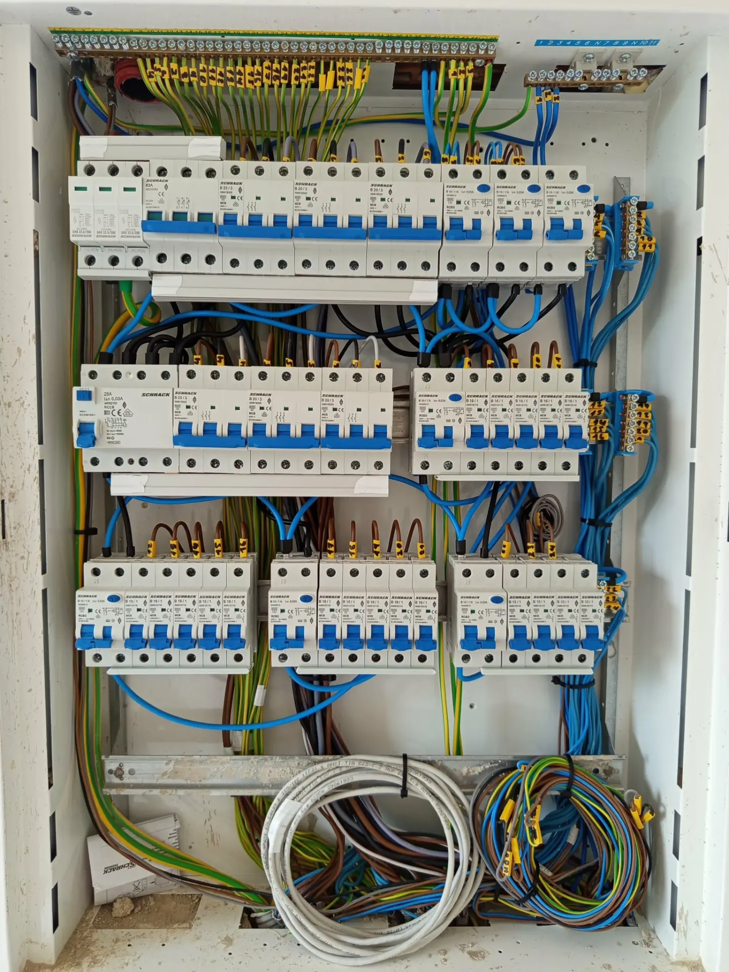 Elektroinstalace rozvaděče v rodinném domě v Boskovicích